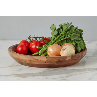 Couscous Wood Serve Bowl, Natural