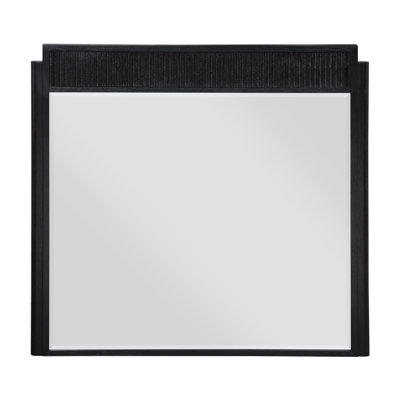 Commode miroir noir