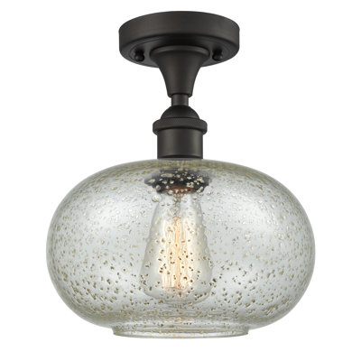 Plafonnier semi-encastré à simple sphère 9,5 po 1 lumières Bethlehem