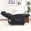 65cm Wide Modern and Soft Breathable Vegan Leather Compact Massage Recliner with Remote Control and Pocket
