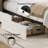 Antioch Upholstered Bed Frame with 2 Storage Drawers, Modern Platform Bed with Charging Station & LED Light, No Spring Box Needed-2143374593-2138354207
