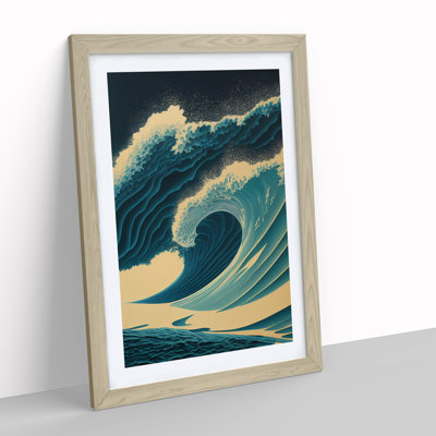 Powerful Ocean Wave - Wall Art