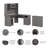 Shelonda 3 Piece Computer Desk Office Set-1767904829