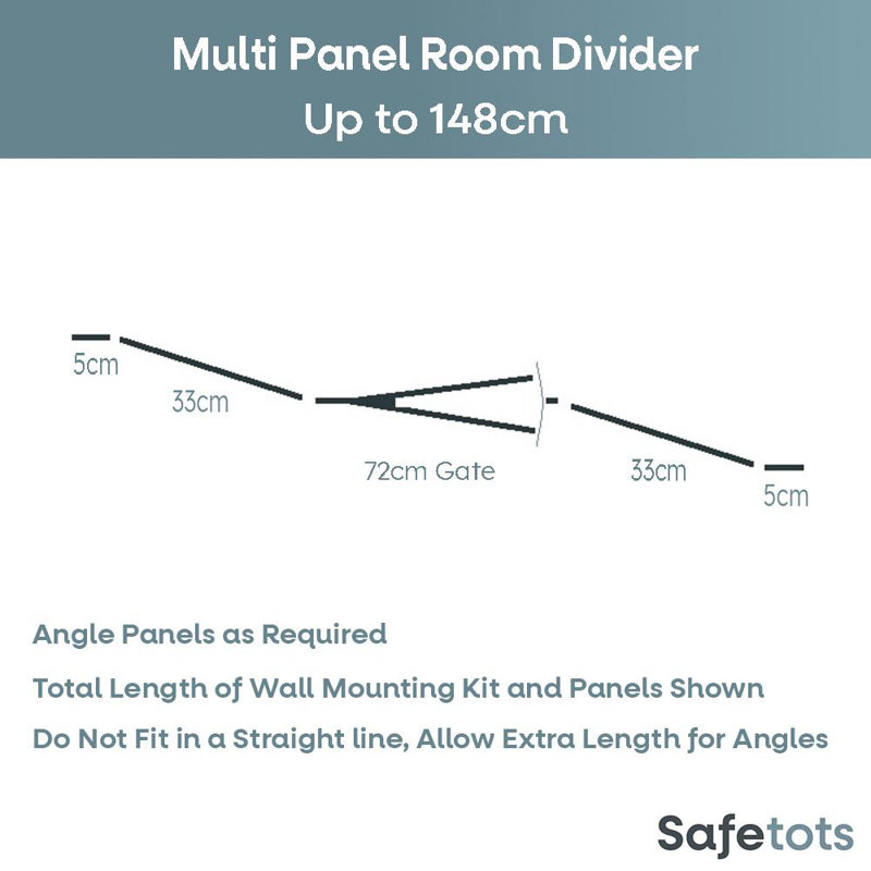 Spyros 70cm H Metal Folding Room Divider, 70cm H x 148cm W x 1.5cm D, Black