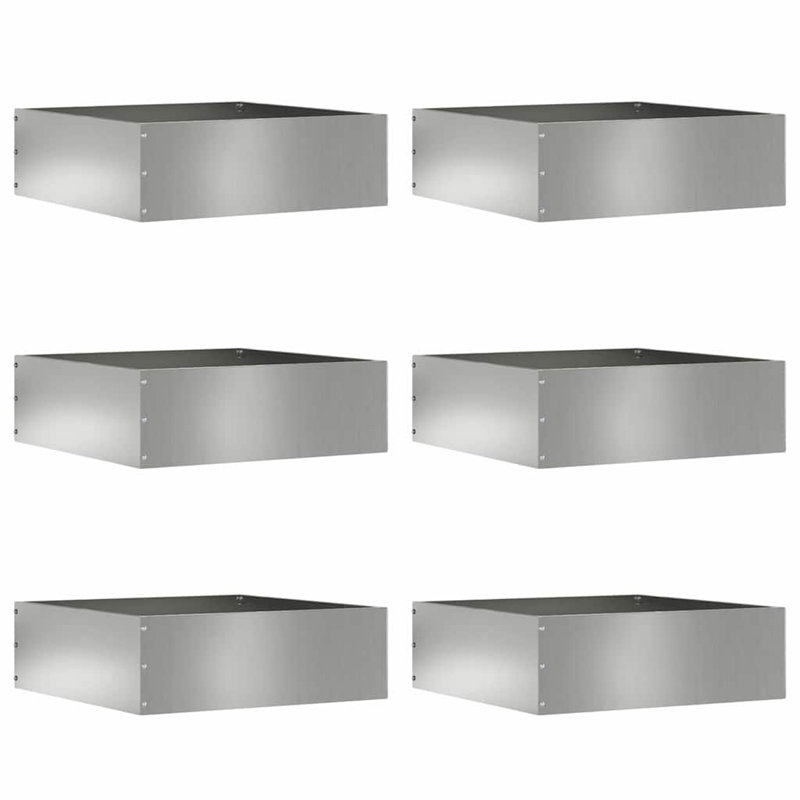 13 cm H Galvanised Steel, 13cm H x 40cm W