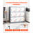 9 Doors Metal Locker, Lockable Steel Storage Cabinet, 66 lbs Loading Capacity, 2 Keys for Each Door, 3 Tiers Employee Lockers for Office, School, Gym, Easy Assembly, 35.4 x 17.7 x 37 in, Gray-2001843672