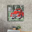  «Big Red Truck 4» par Annie Warren, art mural sur toile, 18 po x 18 po-2114428785