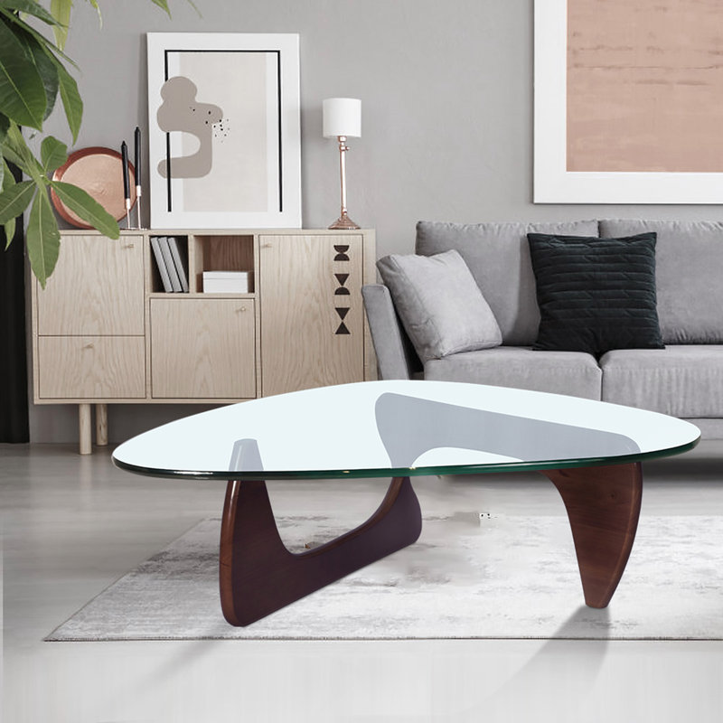 Table basse Carmila, Marron foncé