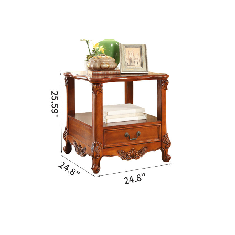 Table basse en bois massif American