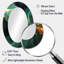 Abstrait vert et marbre doré I - miroir mural moderne ovale-265769184