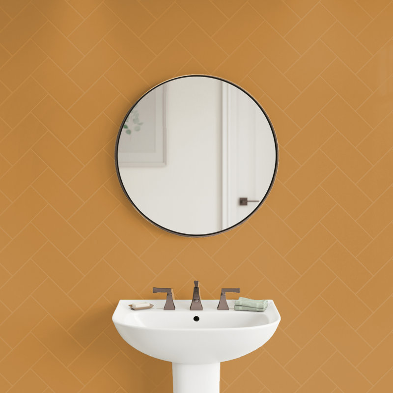 Curvaceous 3" x 6" Ceramic Wall Tile, Sunflower