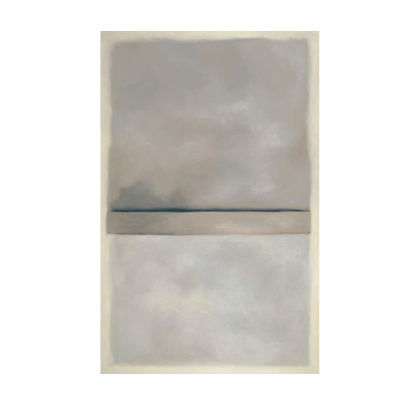 Gray Mellow Print by Samuel Kane, 37" H x 24" W , Image Brush Gel