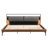 Terry PU Leather Bed With Padded Headboard & LED Lights-822886366