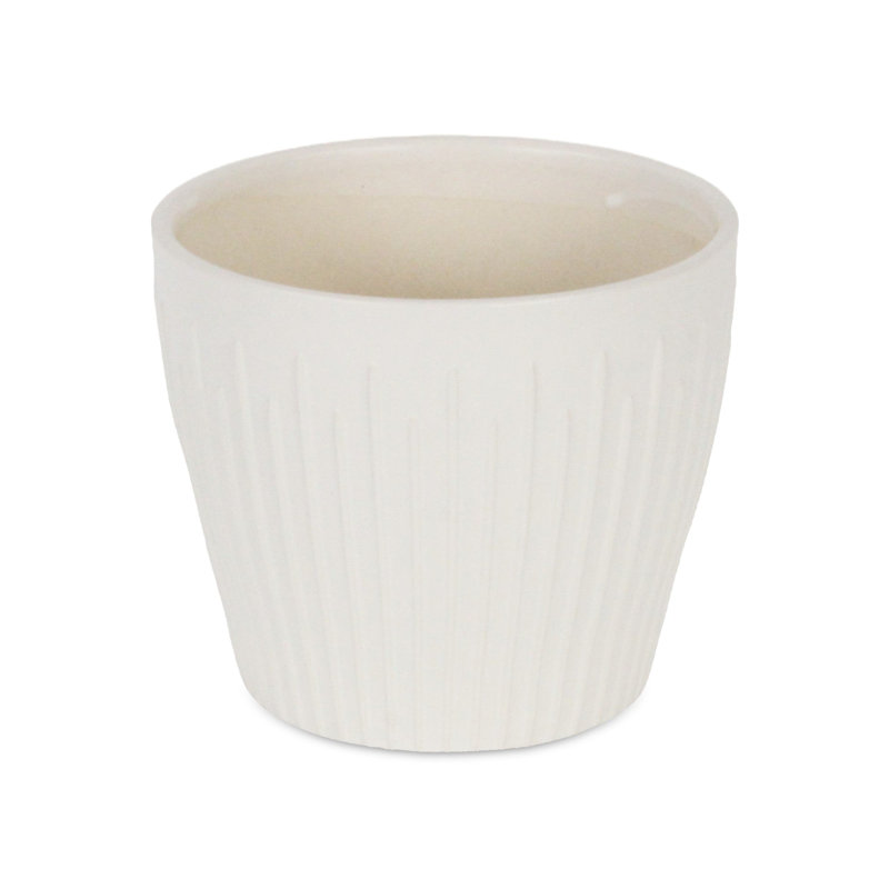 Uljana Handmade Ceramic Pot Planter, 5.75" x 6.75" x 6.75"