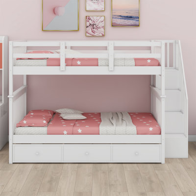 Stairway Bunk Bed With Three Drawers
