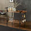 Chariot-bar industriel moderne avec roulettes et tablettes-1636319638