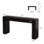 Console en bois massif de 63 pouces-1308536129