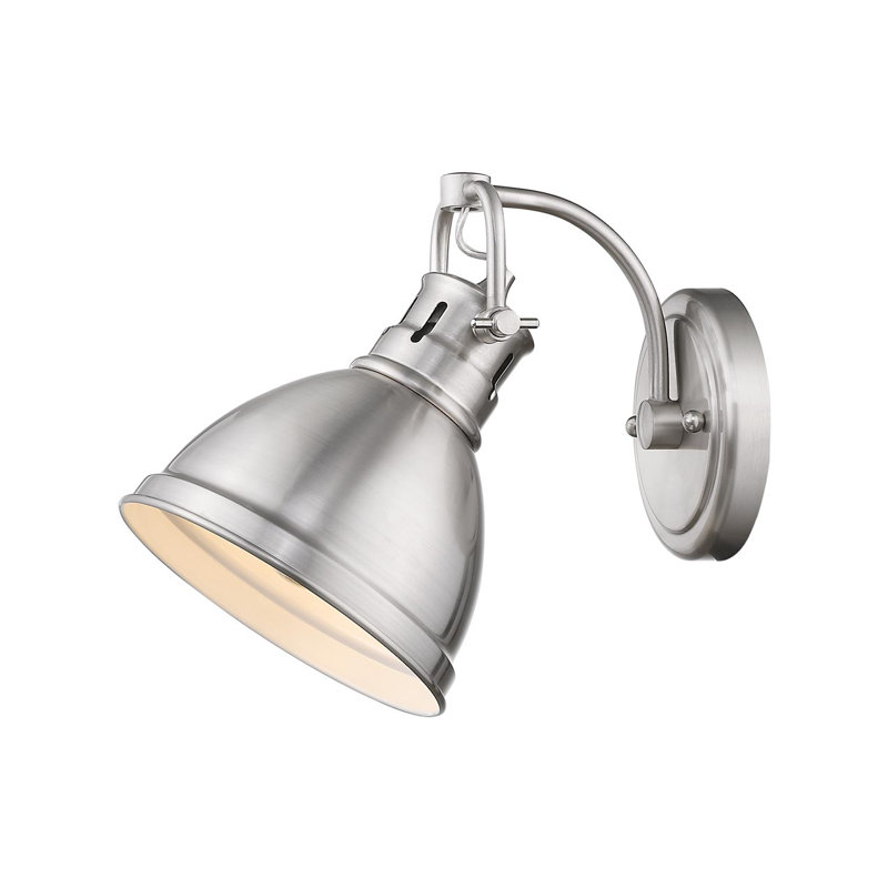 Dimmable Vanity Light, Pewter, Pewter