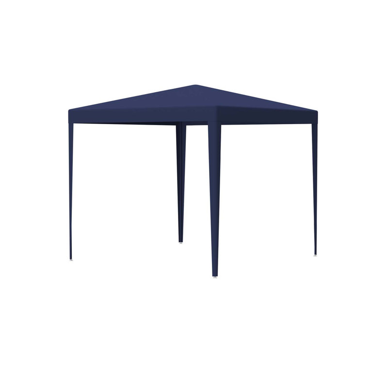 10'x10' Party Tent Outdoor Heavy Duty Gazebo Wedding Canopy + 4 Removable Walls, Blue
