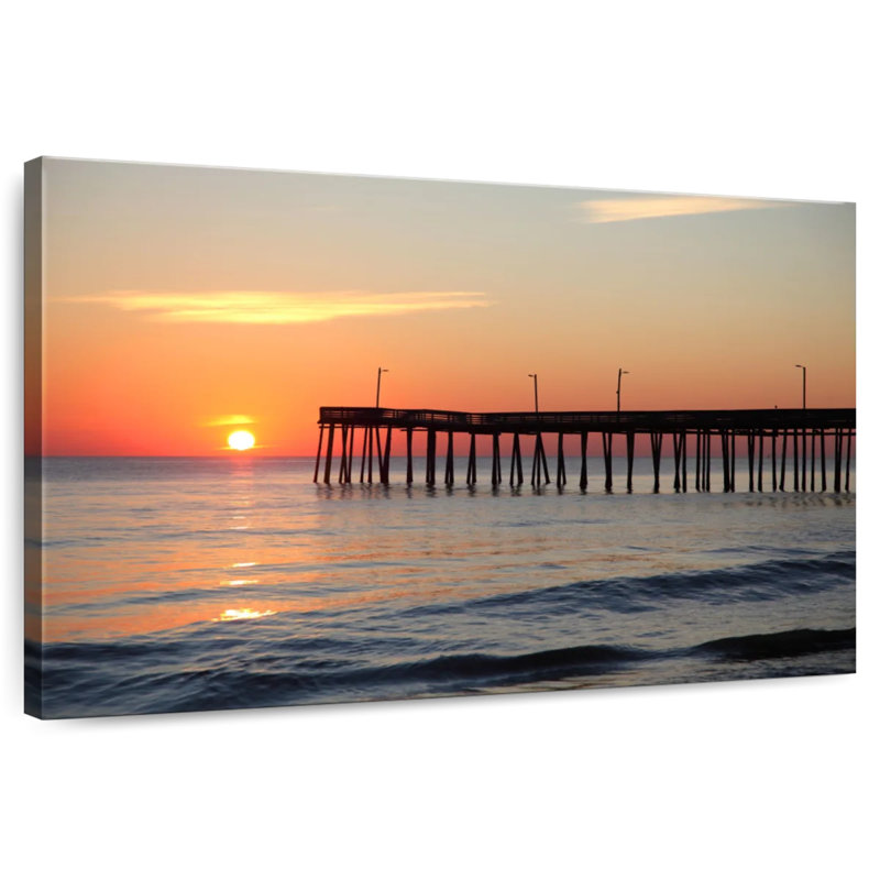 Keesha Virginia Pier At Sunset