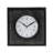 Quartz movement / Crystal Tabletop Clock in Black