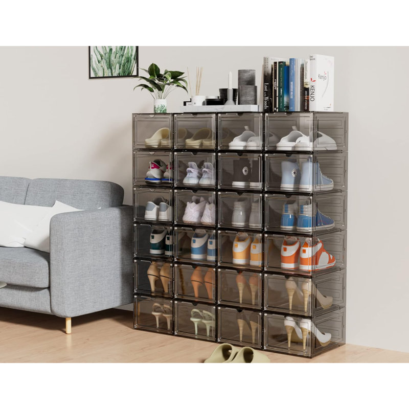 6 Pair Shoe Storage Box