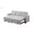 Reversible Sleeper Sectional Sofa With Storage Chaise-374281865