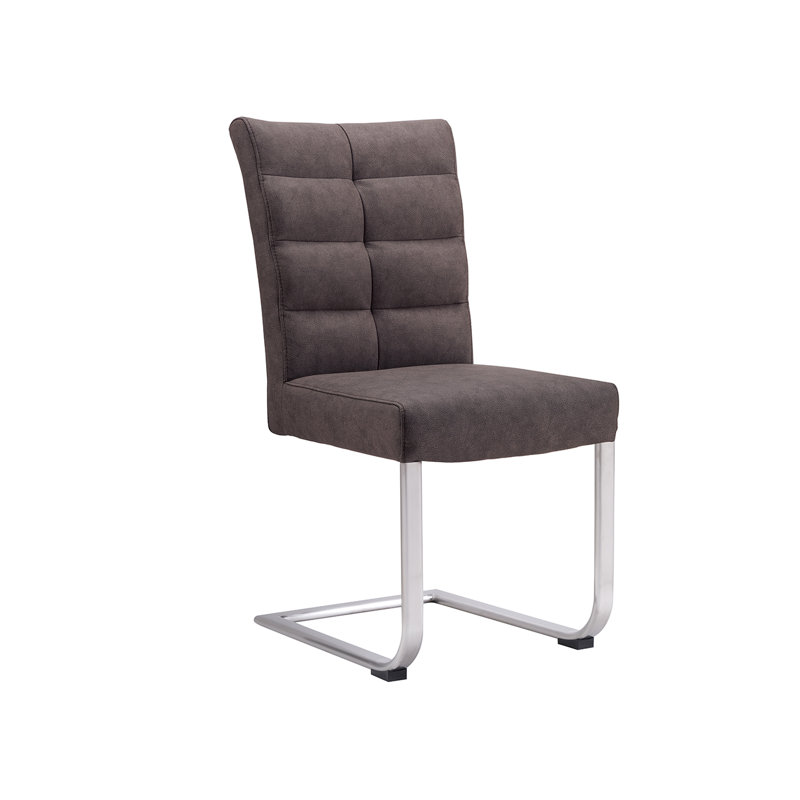 Chaise d'appoint rembourrée Artemisia, Brun