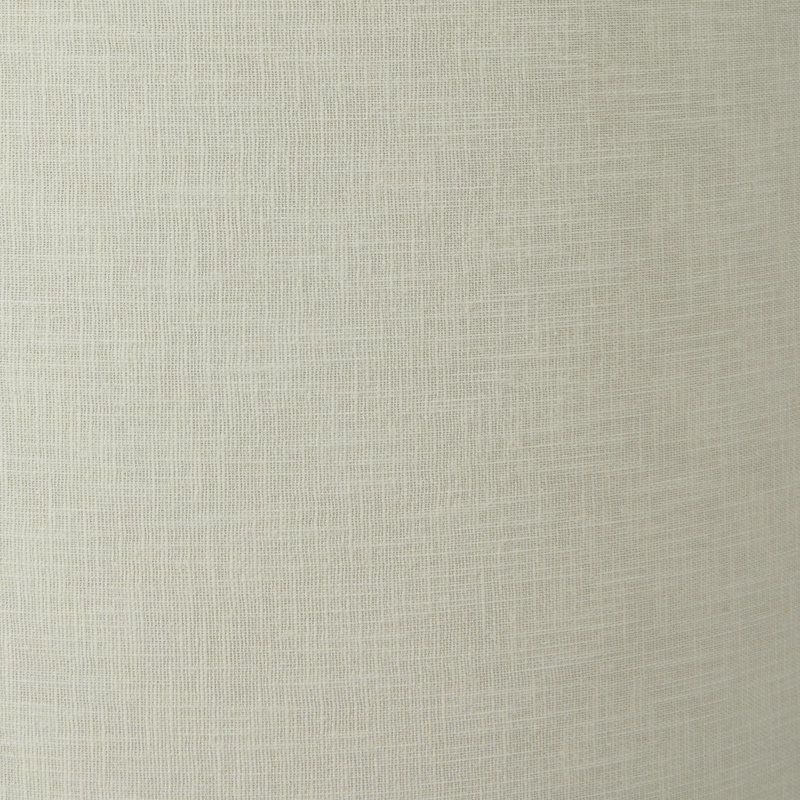 Lino Self Lined Linen Drum Shade, Cream, 20cm H x 30cm W x 30cm D