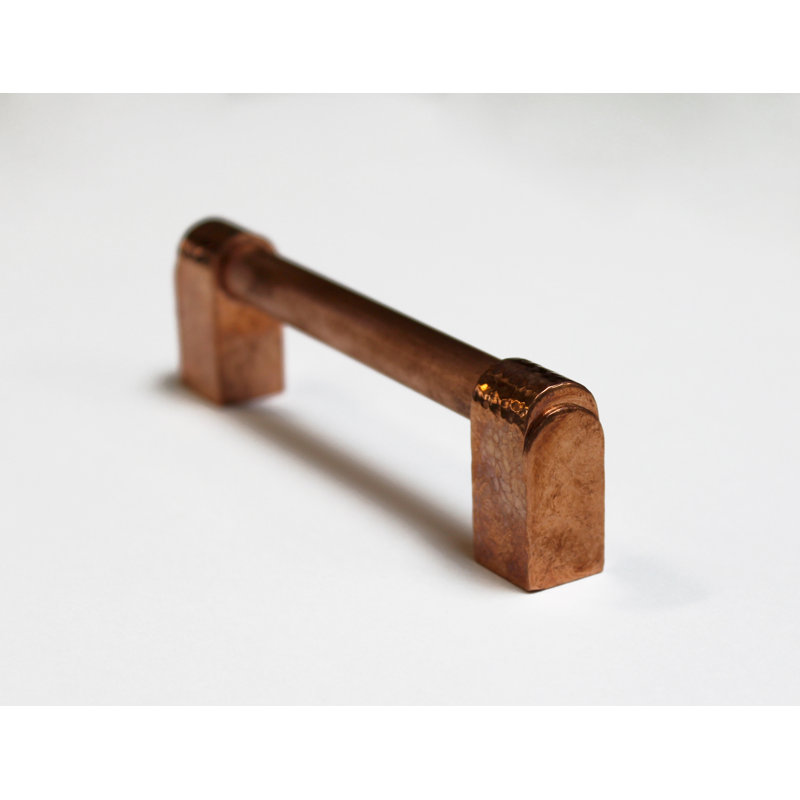 Lunar Eclipse Bar / Handle Pull, 5 5/8", Hand Hammered Copper