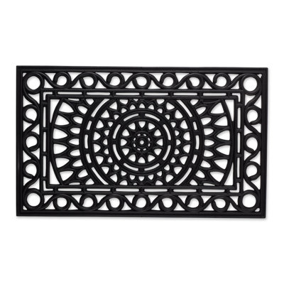 Maolis Non-Slip Geometric Doormat