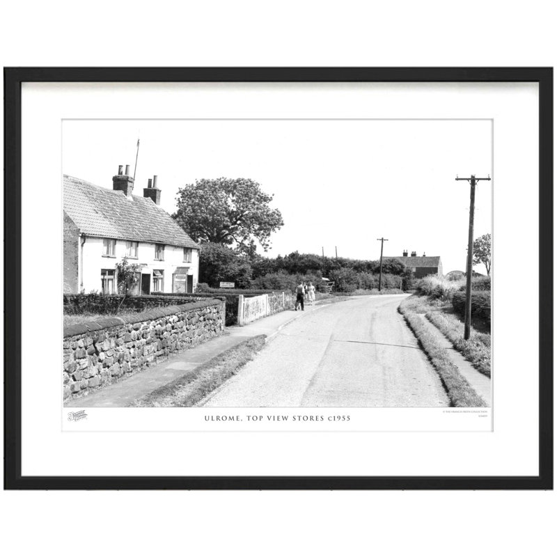 Ulrome, Top View Stores C1955 by Francis Frith - Single Picture Frame Print, 60cm H x 80cm W x 2.3cm D