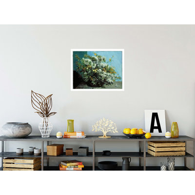 Flowering Branches and Flowers by Gustave Courbet - Giclee Print