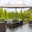Parasol extérieur rectangulaire en acier de 15 pi Outsunny-505993500