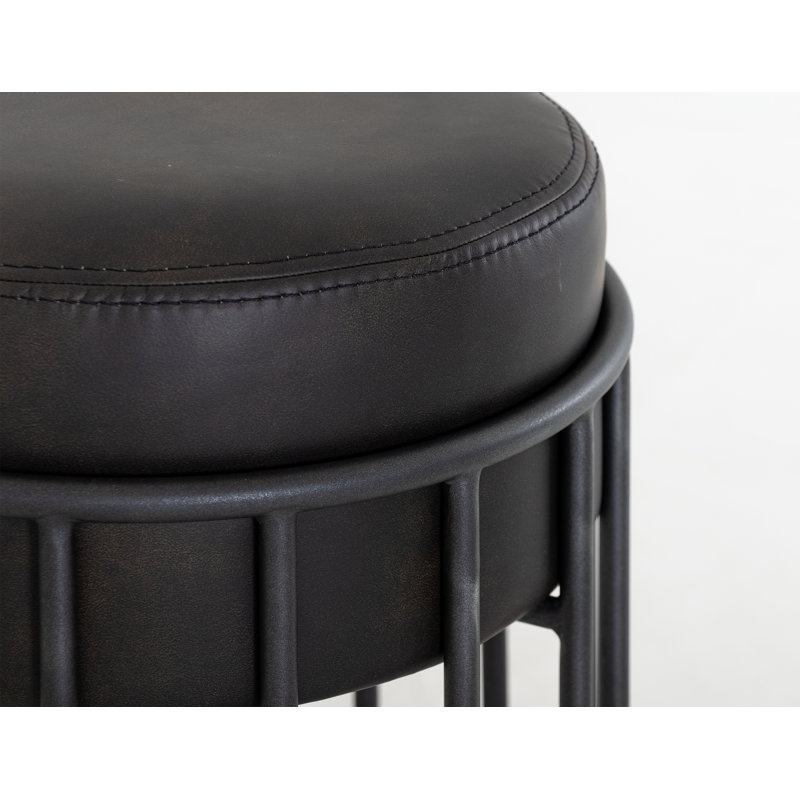 Tabouret 30 "avec siège rembourré