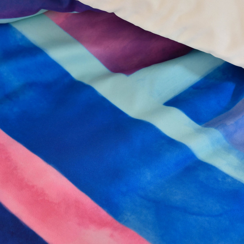 Jacqueline Maldonado Polyester Geometric Shapes Duvet Cover, King Duvet Cover + 2 King Shams