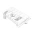 Canapé-lit causeuse en similicuir beige-129743339