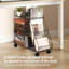 47cm H x 23cm W Metal Etagere Bookcase-2048839556