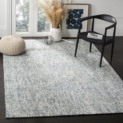 Abstract Hand Tufted Wool Rug