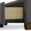 Lit de rangement tapissier Clarence Finch Maxwell avec tête de lit capitonnée réglable, aucun sommier requis, assemblage facile-874506060-874506061