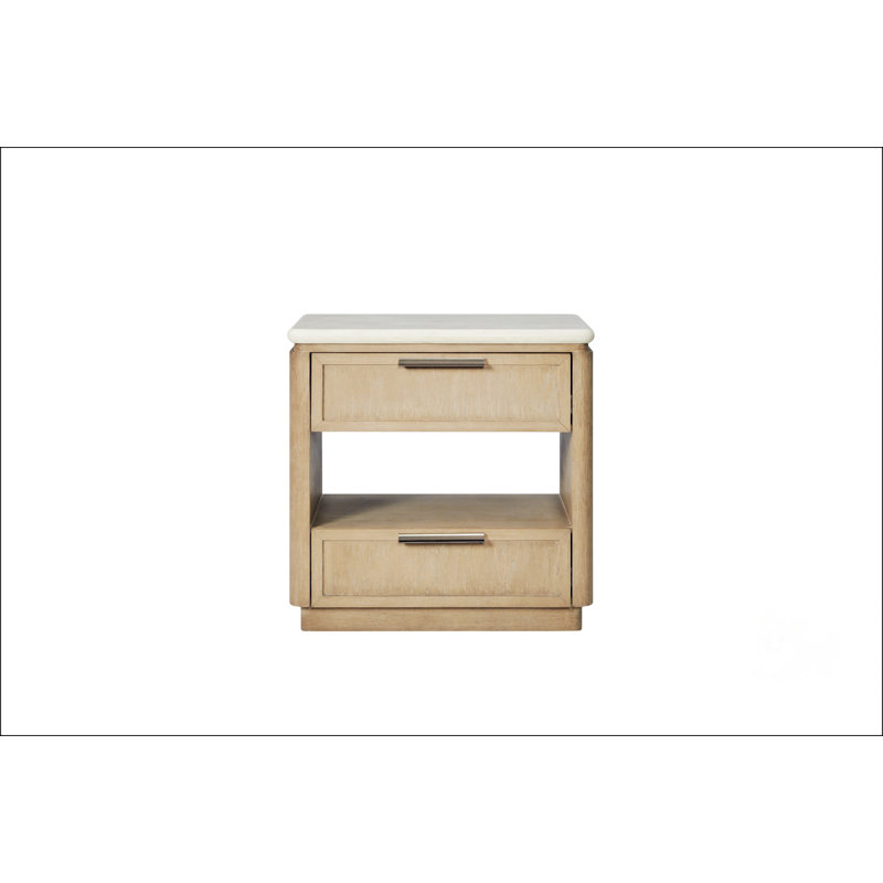 Table de chevet 2 tiroirs