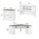 Huckins 3 L-Shaped Computer Desk Office Set