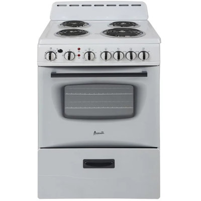 Avanti 24" Electric Range Oven with Framed Glass Door