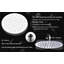 Pomme de douche double 10 po double standard-63991449