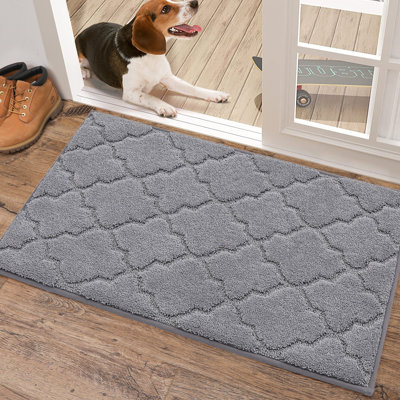 Non-Slip Geometric Doormat