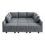 Canapé modulaire avec repose-pieds Larchmere-90539446