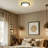 15-Inch LED Double-Ring Flush Mount Ceiling Light - 5 Color Temperatures (2700K-5000K), 10%-100% Dimmable, 24W Energy-Efficient, cETL Listed with 1-Year Warranty