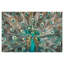 Couleurs de paon - impression sur toile tendue