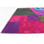 Tapis intérieur en laine rose/vert 7 pi 3 po x 10 pi one-of-kind à la main noué la new age Morecambe