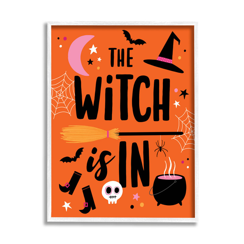 Witch Is In Bold at-243, H 30 po x l 24 po x P 1,5 po, Giclée encadrée blanc bord de mer
